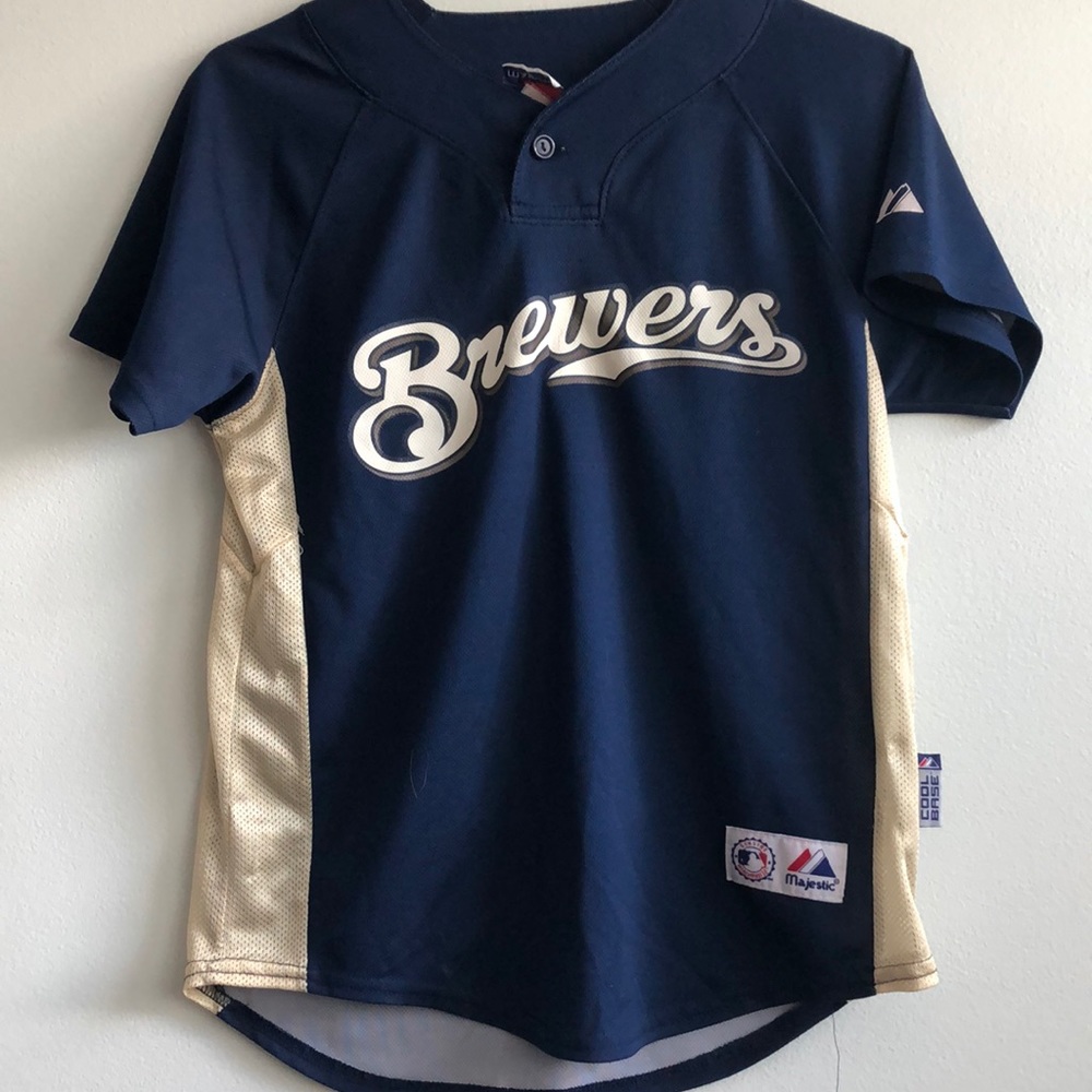 Authentic Majestic Brewers Jersey!